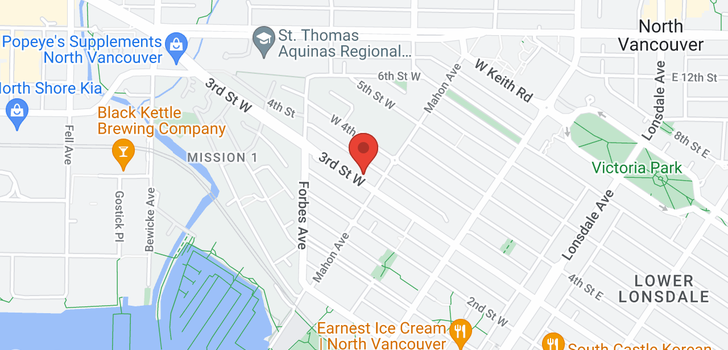 map of 104 310 W 3RD STREET